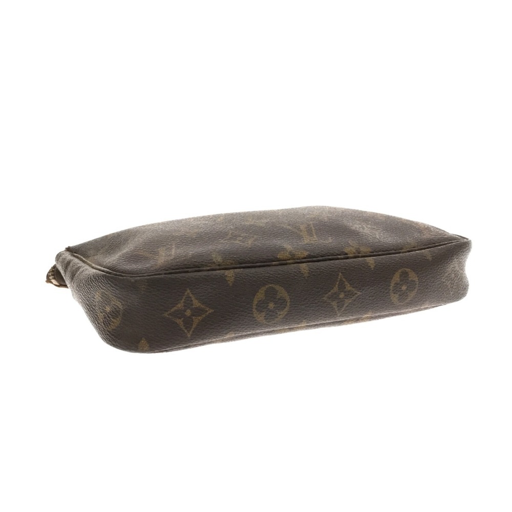 Louis Vuitton Pochette Accessoire Canvas Monogram Handbag Brown - Picture 4 of 12